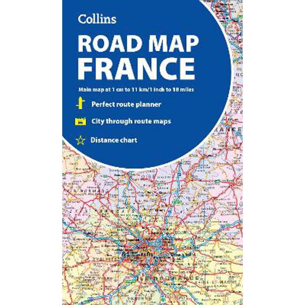 Collins Road Map of France - Collins Maps